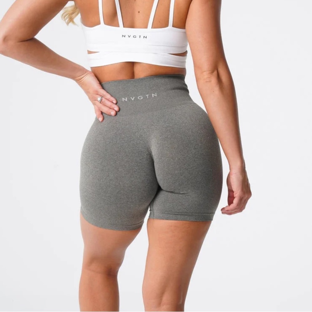 NVGTN khaki green pro seamless shorts Size: S
